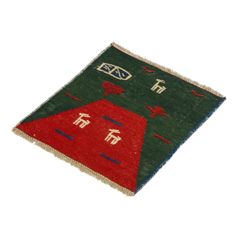 Teppich Poshti Ghashghai Kelim | ca. 50 x 50 cm – jetzt kaufen bei Lifetex-Heimtextilien.de