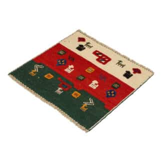 Teppich Poshti Ghashghai Kelim | ca. 50 x 50 cm – jetzt kaufen bei Lifetex-Heimtextilien.de