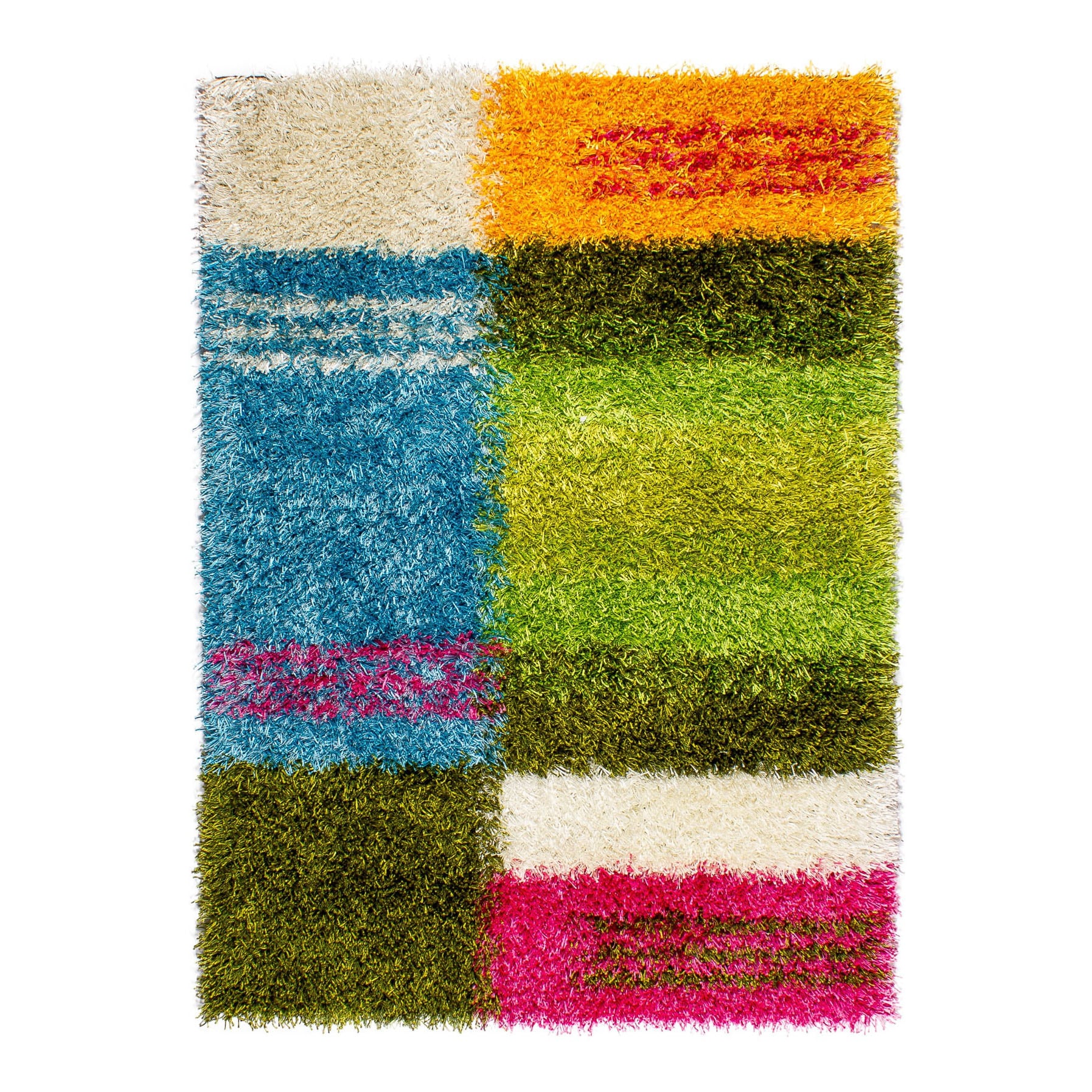 Teppich Shaggy Pasadena | Blau-Grün – jetzt kaufen bei Lifetex-Heimtextilien.de