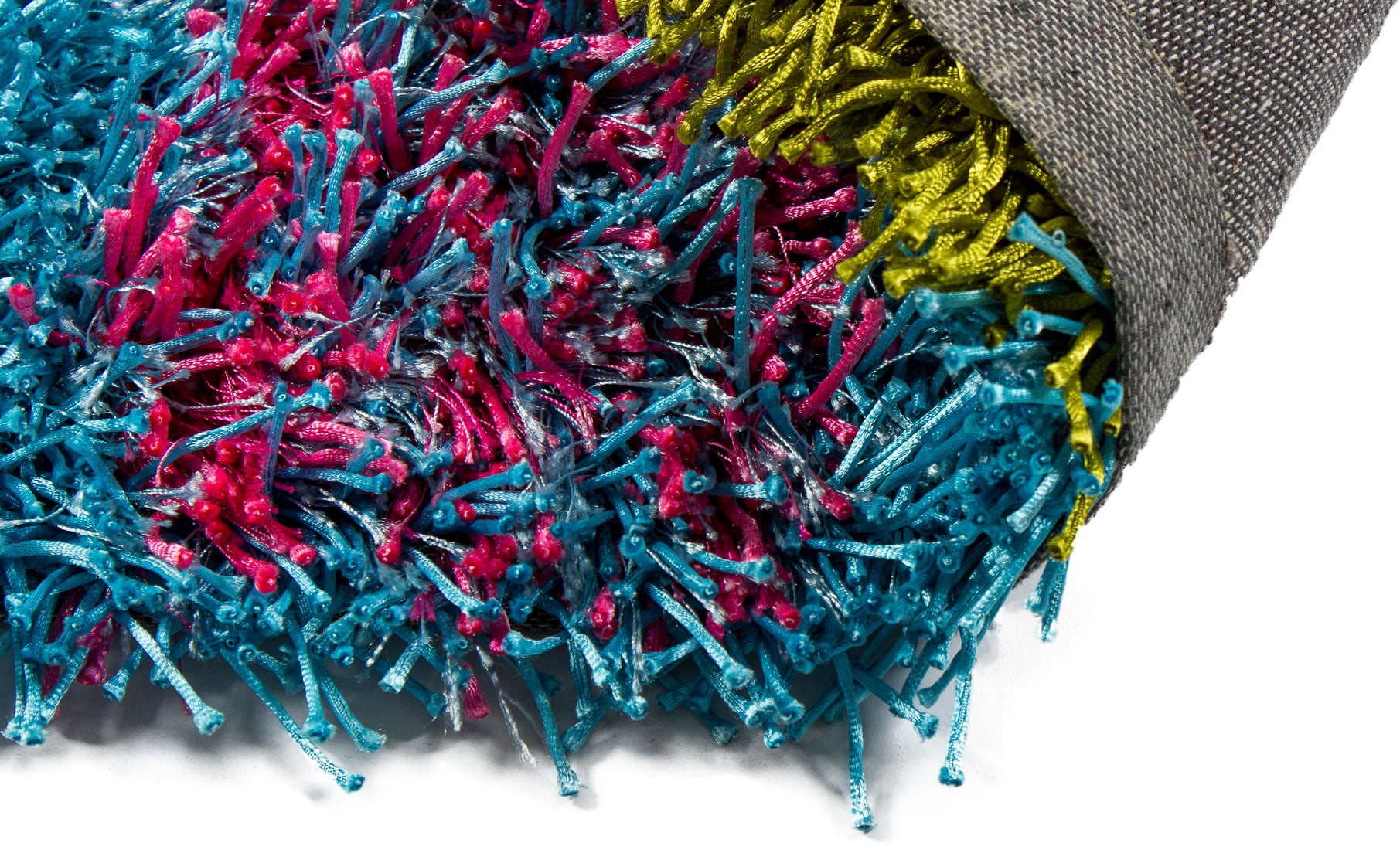 Teppich Shaggy Pasadena | Blau-Grün – Detailbild 4 – jetzt kaufen bei Lifetex-Heimtextilien.de