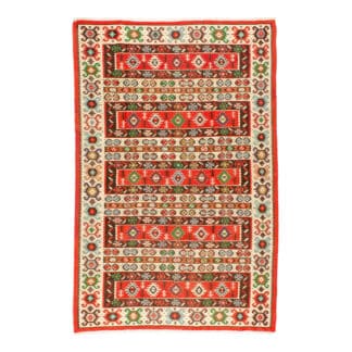 Teppich Poshti Kelim Ghashghai | ca. 50 x 50 cm – jetzt kaufen bei Teppich-kaufen-XXL.de