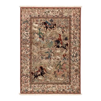 Teppich Jagdszene Bild | ca. 140 x 195 cm – jetzt kaufen bei Lifetex-Heimtextilien.de