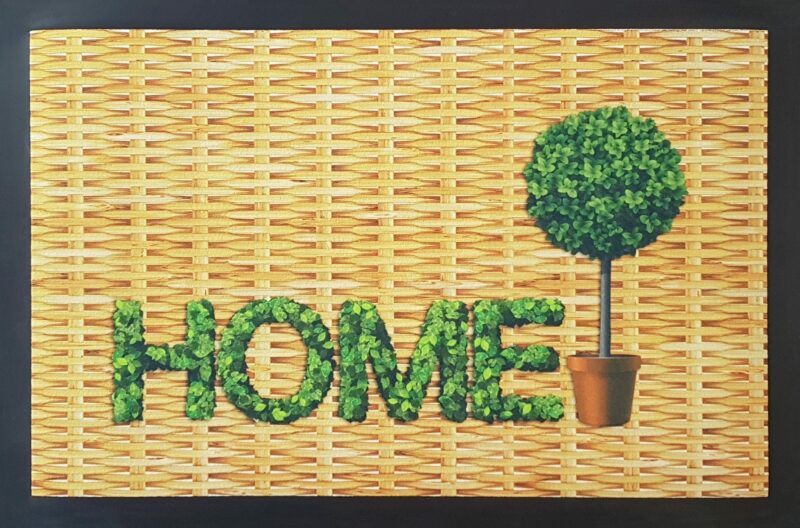 Türmatte Home Bast-Look - 40x60 cm | Fußmatte, Sauberlaufmatte – jetzt kaufen bei Lifetex-Heimtextilien.de