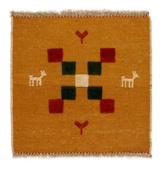 Teppich Poshti Kelim Ghashghai | ca. 50 x 50 cm – jetzt kaufen bei Lifetex-Heimtextilien.de