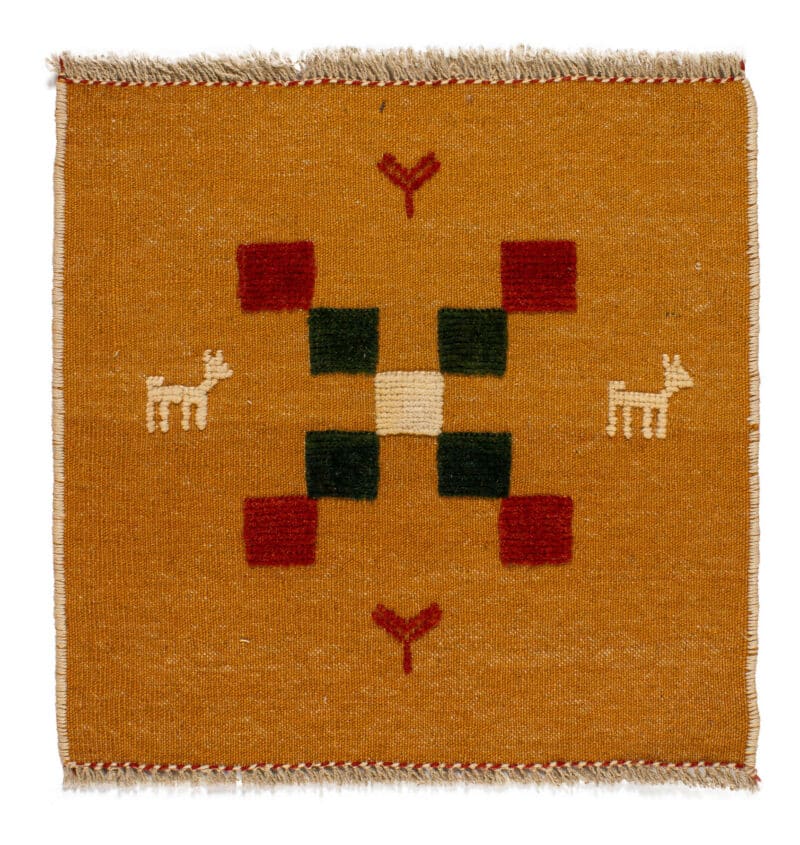 Teppich Poshti Kelim Ghashghai | ca. 50 x 50 cm – jetzt kaufen bei Lifetex-Heimtextilien.de