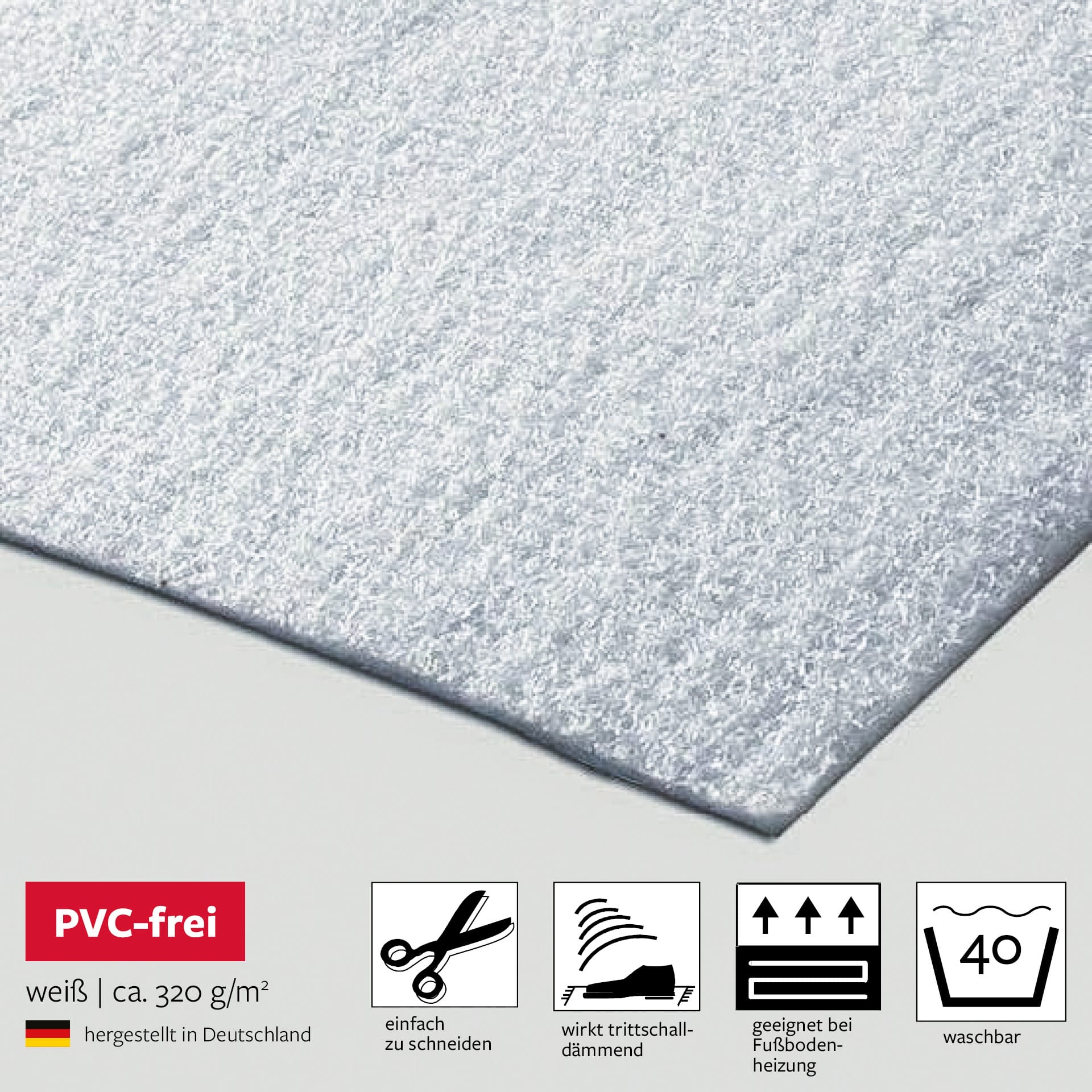 MaxiStop Teppichunterlage PVC-frei