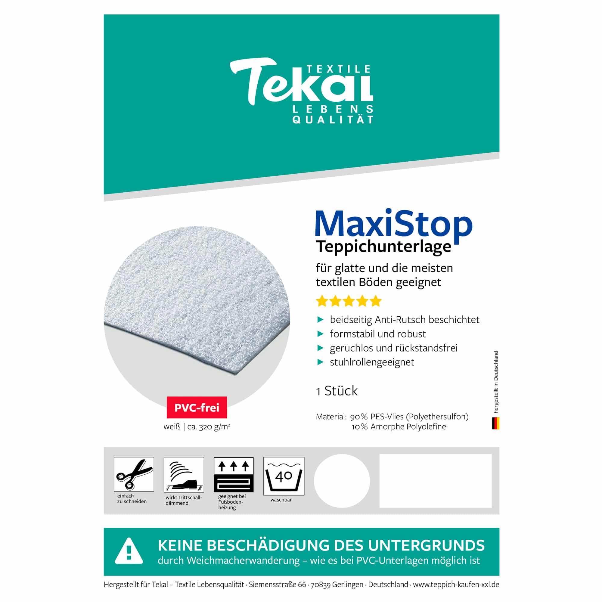 Maxistop Label allgemein