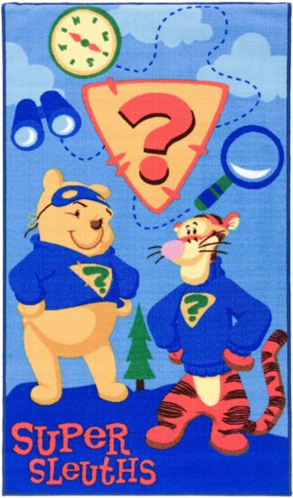 Kinderteppich Winnie Puuh Super-Detektive | ca. 100 x 170 cm – jetzt kaufen bei Lifetex-Heimtextilien.de