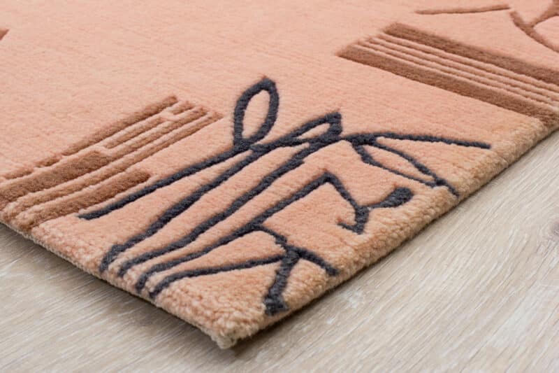 Teppich Nepal | ca. 175 x 230 cm – Detailbild 2 – jetzt kaufen bei Lifetex-Heimtextilien.de