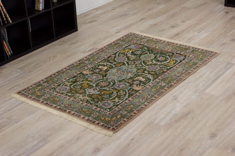 Teppich Isfahan Alt mit Seide | ca. 115 x 175 cm – Detailbild 1 – jetzt kaufen bei Lifetex-Heimtextilien.de