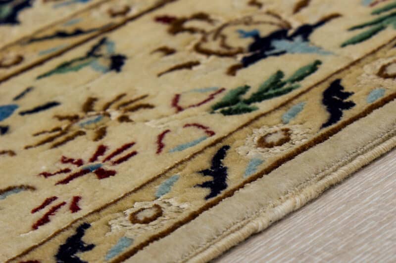 Teppich Nain 4 L mit Seide | ca. 115 x 175 cm – Detailbild 3 – jetzt kaufen bei Lifetex-Heimtextilien.de