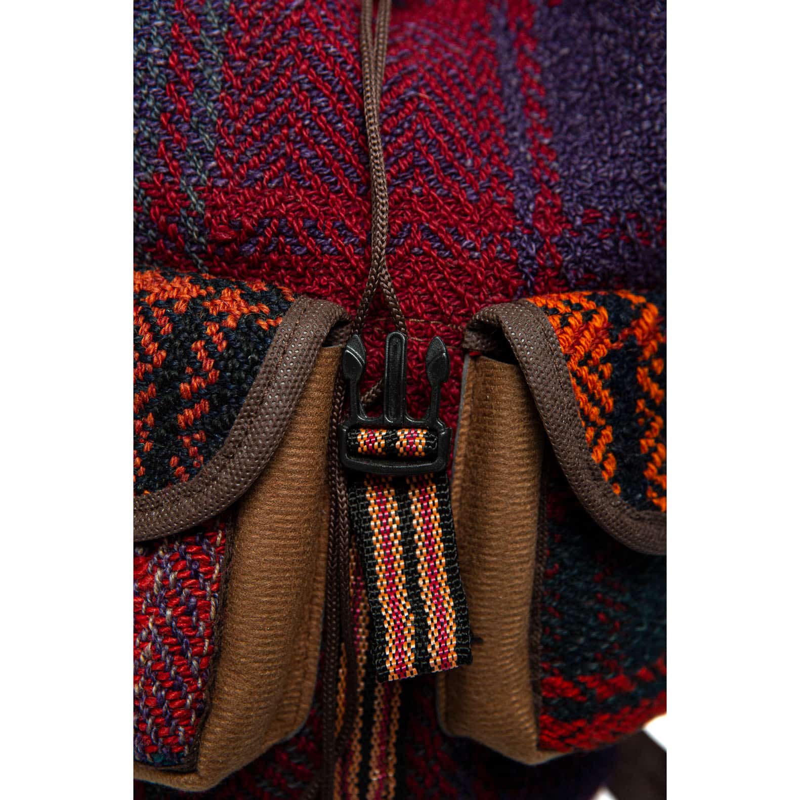 Tekal-Rucksack-3 JAMAX.life Nika RS1 Rucksack, ca. 30x20x13 cm, orientalische Handarbeit – jetzt kaufen bei Lifetex-Heimtextilien.de