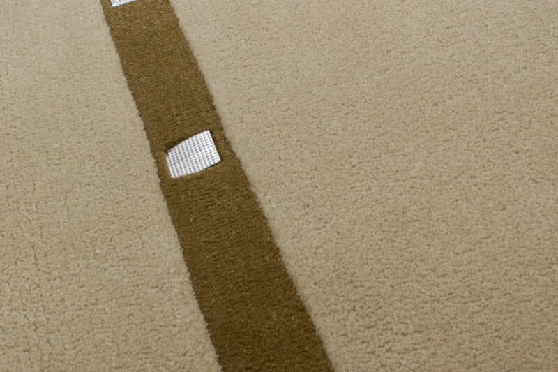 Designteppich mit Einlegern quadratisch | ca. 200 x 200 cm – Detailbild 3 – jetzt kaufen bei Lifetex-Heimtextilien.de