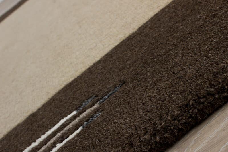 Großteppich Nepali modern mit Bordüre | ca. 200 x 300 cm – Detailbild 3 – jetzt kaufen bei Lifetex-Heimtextilien.de