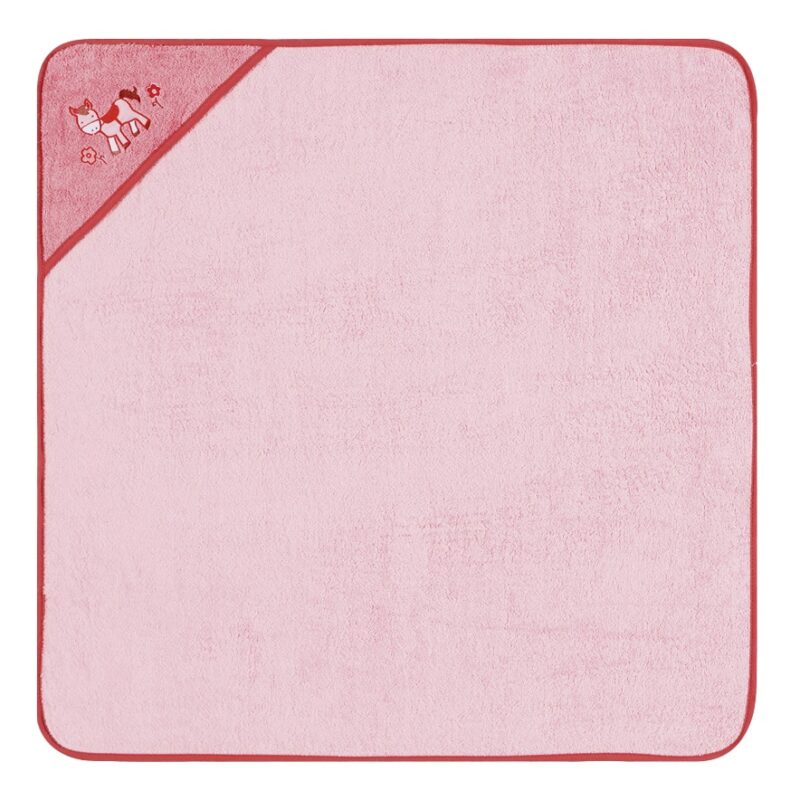 EGERIA Baby-Mädchen Kapuzentuch Badetuch Pony in Rosa – jetzt kaufen bei Lifetex-Heimtextilien.de