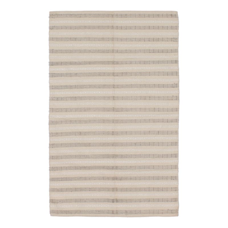 Teppich Kelim Modern Streifen Metallic-Effekt | ca. 120 x 180 cm – jetzt kaufen bei Lifetex-Heimtextilien.de