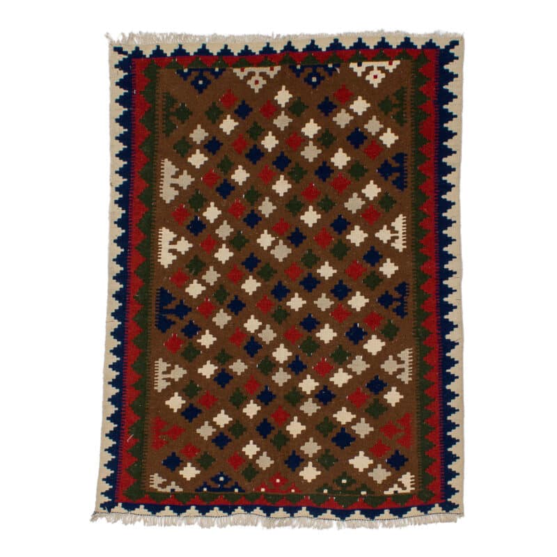 Teppich Kelim Senneh | ca. 105 x 140 cm – jetzt kaufen bei Lifetex-Heimtextilien.de