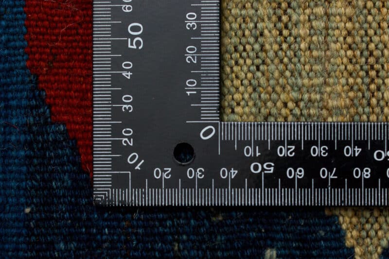 Teppich Kelim Modern mit Bordüre | ca. 130 x 140 cm – Detailbild 5 – jetzt kaufen bei Lifetex-Heimtextilien.de