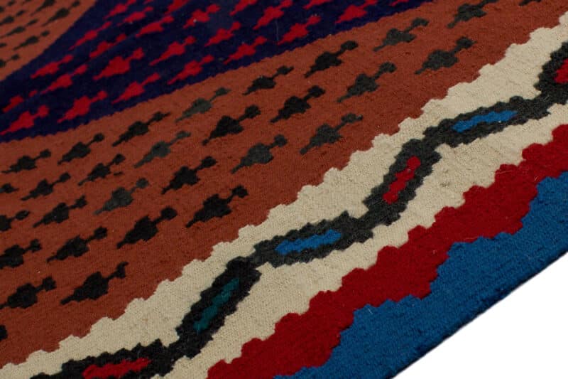 Teppich Kelim Täbriz mit Bordüre | ca. 105 x 200 cm – Detailbild 3 – jetzt kaufen bei Lifetex-Heimtextilien.de