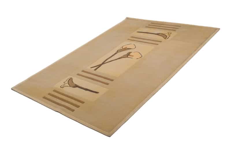 Designteppich Modern Blumenkelche | ca. 170 x 240 cm – Detailbild 1 – jetzt kaufen bei Lifetex-Heimtextilien.de