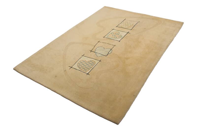 Designteppich Modern Herzen | ca. 170 x 240 cm – Detailbild 1 – jetzt kaufen bei Lifetex-Heimtextilien.de