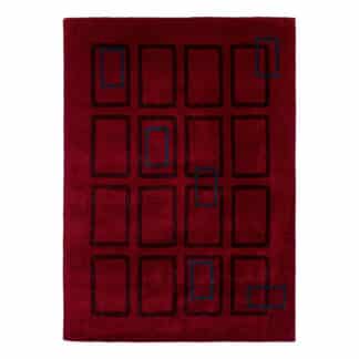 Designteppich Modern meliert mit Nieten | ca. 165 x 235 cm – jetzt kaufen bei Lifetex-Heimtextilien.de
