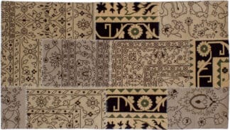 Designteppich Patchwork Vintage | ca. 115 x 205 cm – jetzt kaufen bei Lifetex-Heimtextilien.de