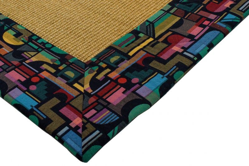 Designteppich modern Sisal mit Bordüre | ca. 170 x 230 cm – Detailbild 2 – jetzt kaufen bei Lifetex-Heimtextilien.de