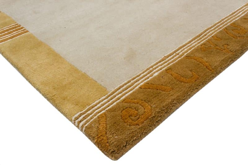 Designteppich Nepali Modern mit Bordüre | ca. 90 x 160 cm – Detailbild 2 – jetzt kaufen bei Lifetex-Heimtextilien.de