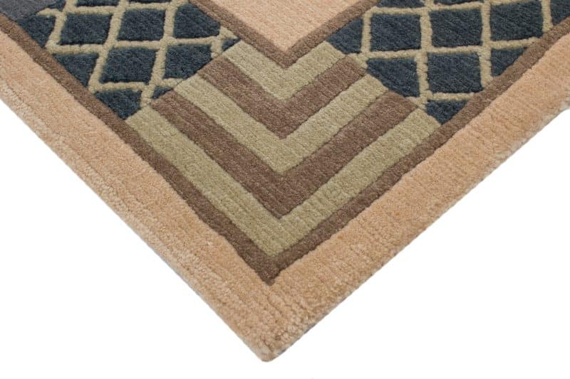 Teppich Nepal Modern mit Bordüre | ca. 95 x 150 cm – Detailbild 2 – jetzt kaufen bei Lifetex-Heimtextilien.de