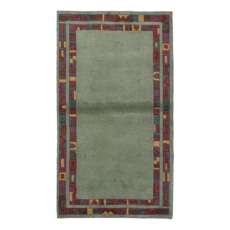 Teppichbrücke Nepali Modern mit Bordüre | ca. 90 x 160 cm – jetzt kaufen bei Lifetex-Heimtextilien.de