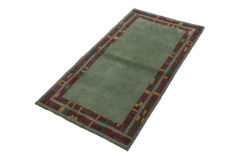 Teppich Nepal Modern mit Bordüre | ca. 90 x 165 cm – Detailbild 1 – jetzt kaufen bei Lifetex-Heimtextilien.de