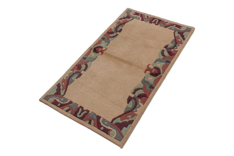 Teppich Nepali Modern mit Bordüre | ca. 90 x 155 cm – Detailbild 1 – jetzt kaufen bei Lifetex-Heimtextilien.de