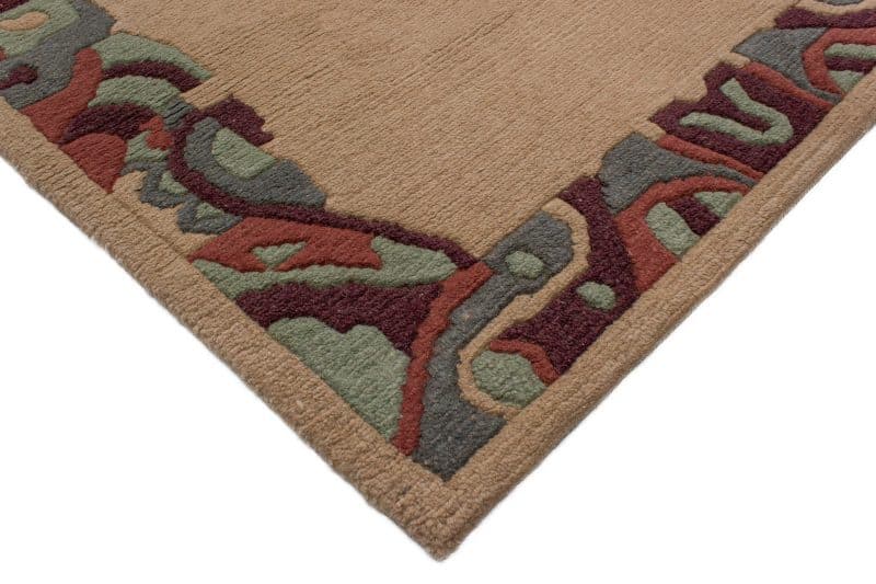 Teppich Nepali Modern mit Bordüre | ca. 90 x 155 cm – Detailbild 2 – jetzt kaufen bei Lifetex-Heimtextilien.de