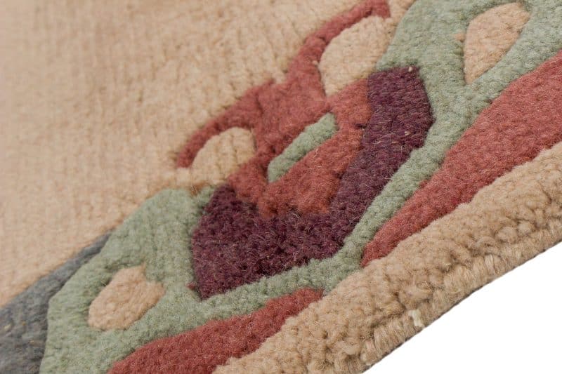 Teppich Nepali Modern mit Bordüre | ca. 90 x 155 cm – Detailbild 3 – jetzt kaufen bei Lifetex-Heimtextilien.de