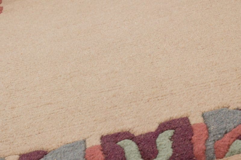 Teppich Nepali Modern mit Bordüre | ca. 90 x 155 cm – Detailbild 4 – jetzt kaufen bei Lifetex-Heimtextilien.de