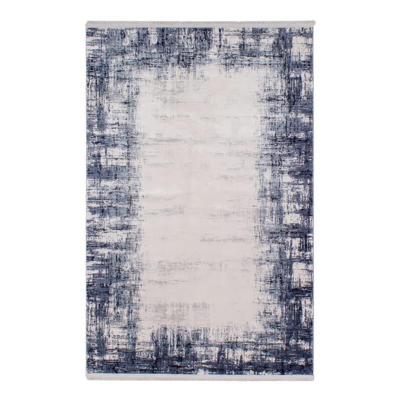 Designteppich Luna Vintage Viskose mit Bordüre | ca. 120 x 180 cm – jetzt kaufen bei Lifetex-Heimtextilien.de