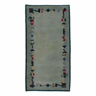 Teppich Brücke Nepali modern mit Bordüre | ca. 70 x 135 cm – jetzt kaufen bei Lifetex-Heimtextilien.de