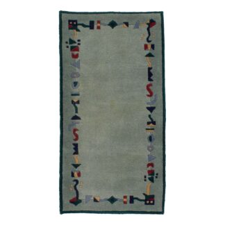 Teppich Brücke Nepali modern mit Bordüre | ca. 70 x 135 cm – jetzt kaufen bei Teppich-kaufen-XXL.de