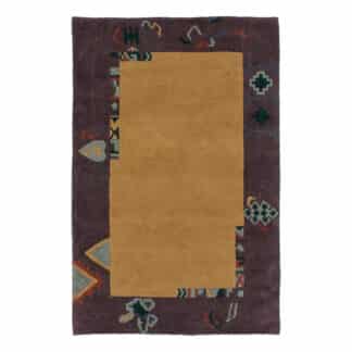 Teppich Nepali modern mit Bordüre | ca. 115 x 180 cm – jetzt kaufen bei Lifetex-Heimtextilien.de