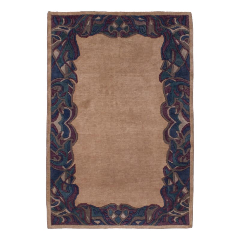 Teppich Nepali modern mit Bordüre | ca. 120 x 175 cm – jetzt kaufen bei Lifetex-Heimtextilien.de