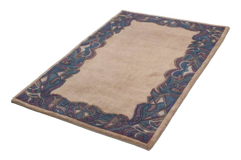 Teppich Nepali modern mit Bordüre | ca. 120 x 180 cm – Detailbild 1 – jetzt kaufen bei Lifetex-Heimtextilien.de