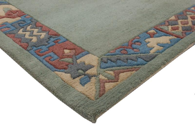 Teppich Nepali modern mit Bordüre | ca. 120 x 175 cm – Detailbild 2 – jetzt kaufen bei Lifetex-Heimtextilien.de
