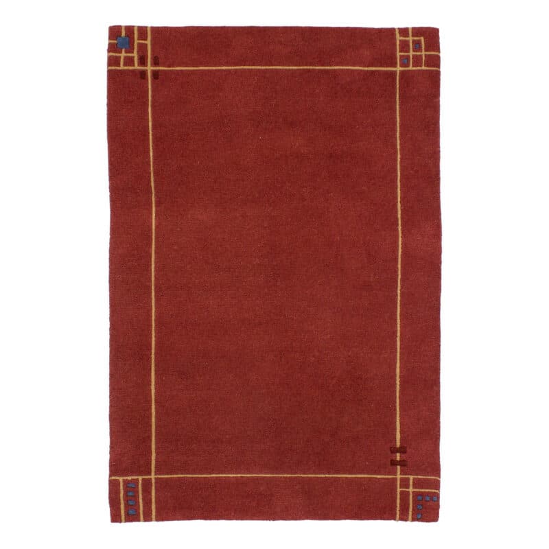 Designteppich Nepal Modern mit Bordüre | ca. 120 x 170 cm – jetzt kaufen bei Lifetex-Heimtextilien.de