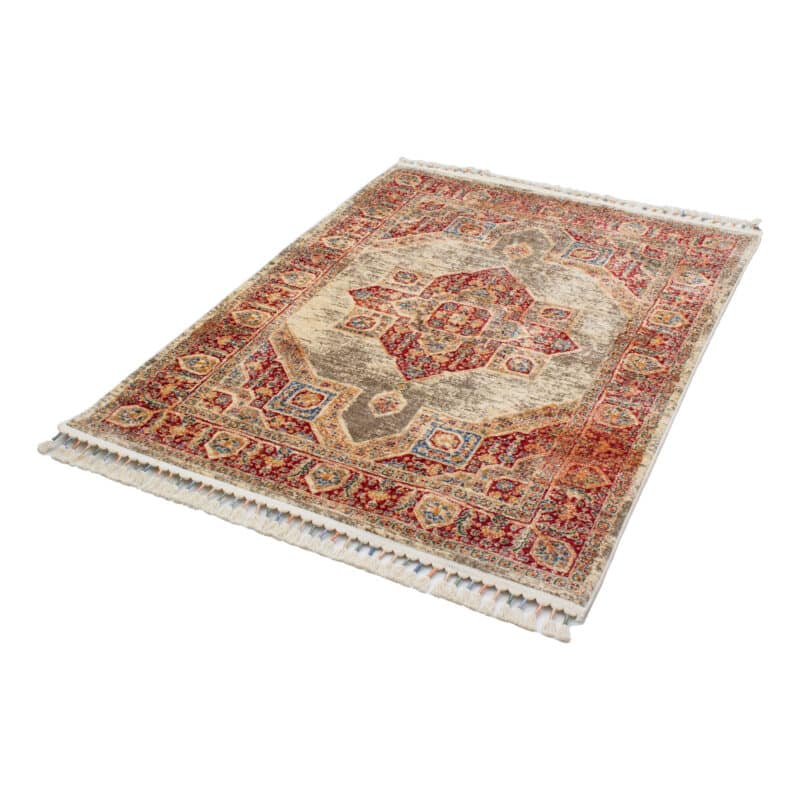 Teppich Vintage Otikas mit Bordüre | ca. 120 x 180 cm – Detailbild 1 – jetzt kaufen bei Lifetex-Heimtextilien.de
